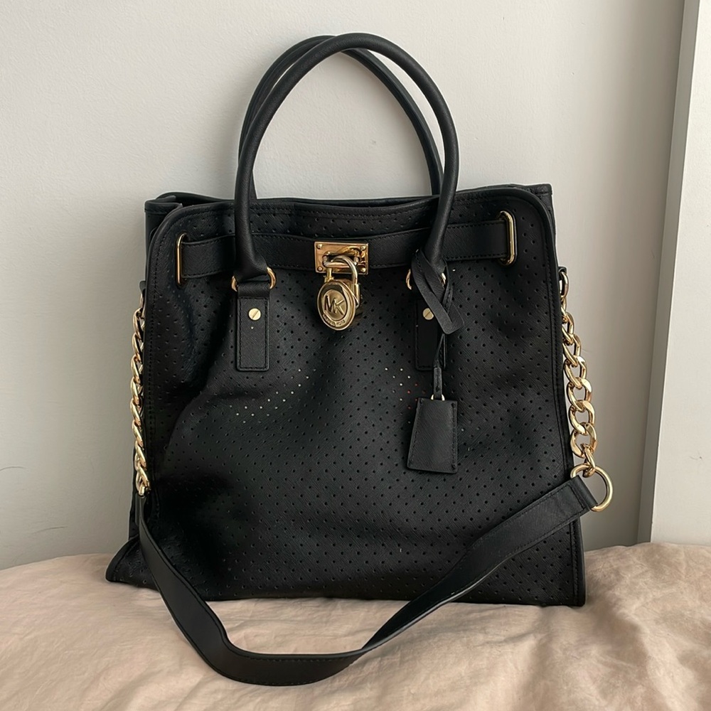 Michael Kors Perforated Hamilton Bag